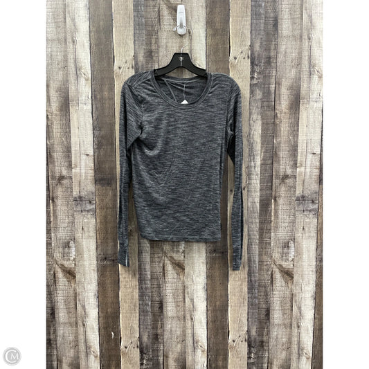 Athletic Top Long Sleeve Crewneck By Lululemon In Grey, Size: Xs