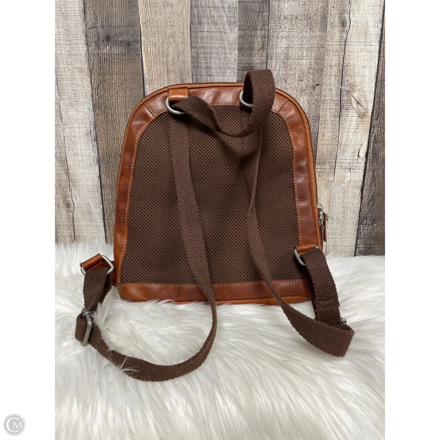 Backpack Leather By Cme, Size: Medium