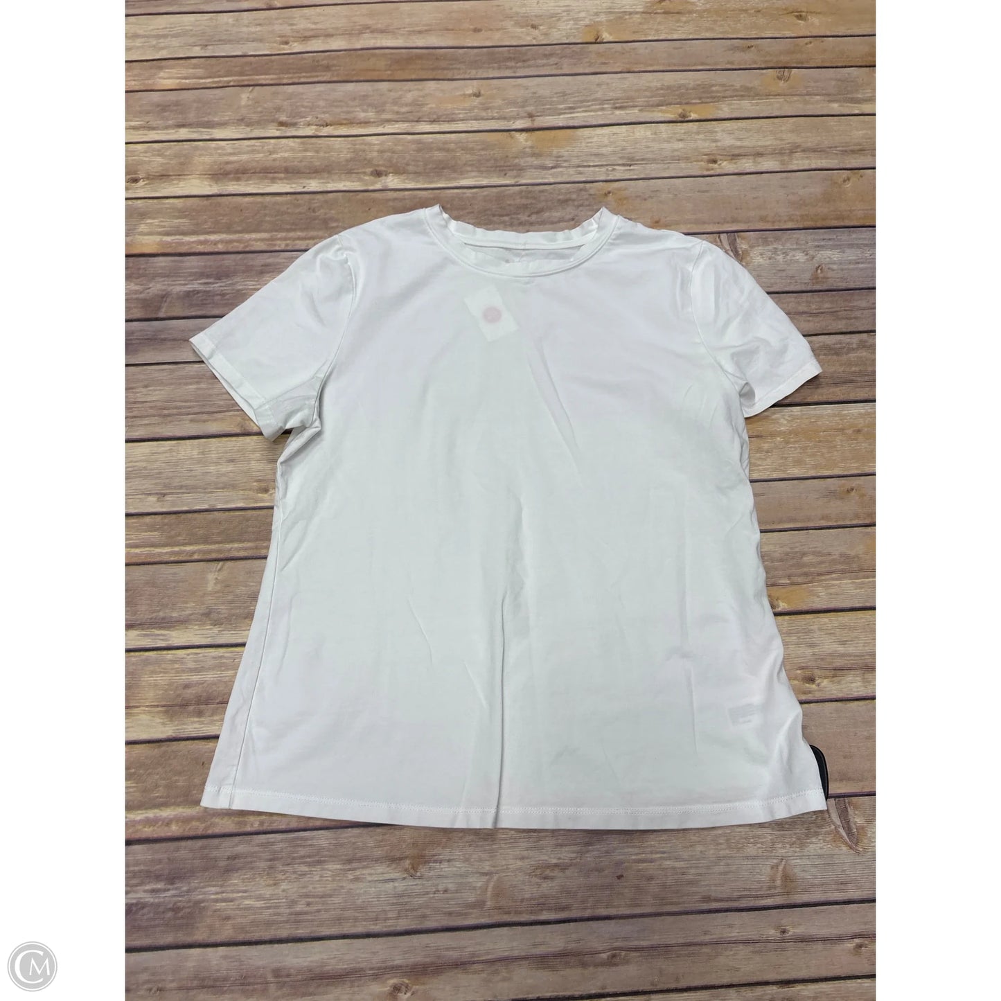 Top Short Sleeve Basic By A New Day In White, Size: M