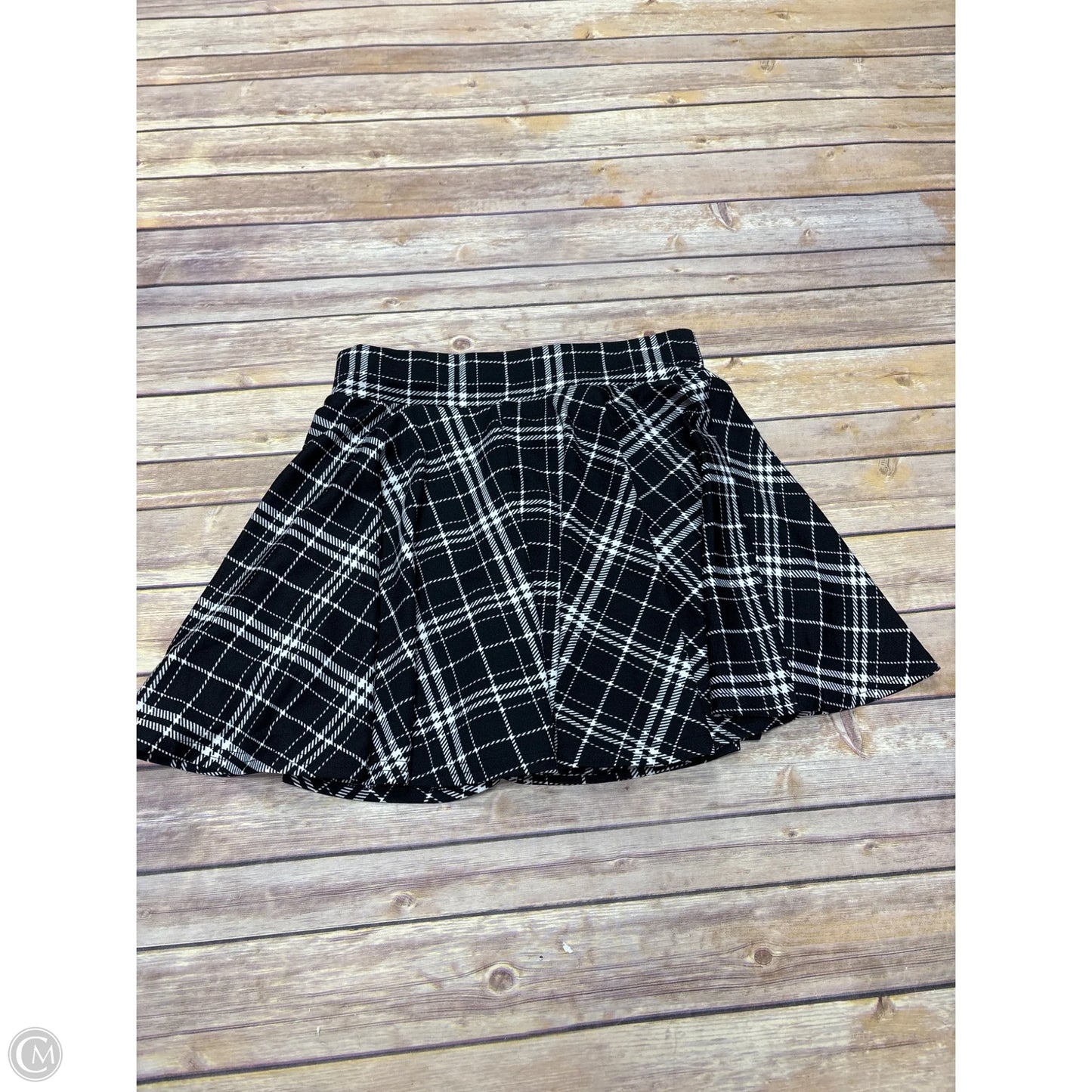 Skirt Mini & Short By Cme In Plaid Pattern, Size: M