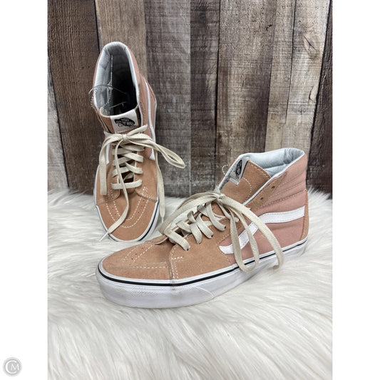 Shoes Sneakers By Vans In Coral, Size: 8