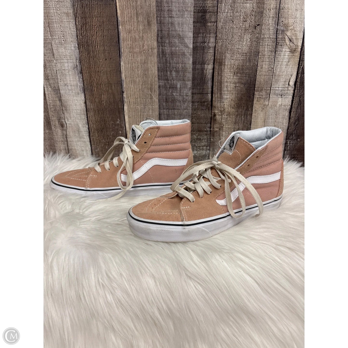 Shoes Sneakers By Vans In Coral, Size: 8