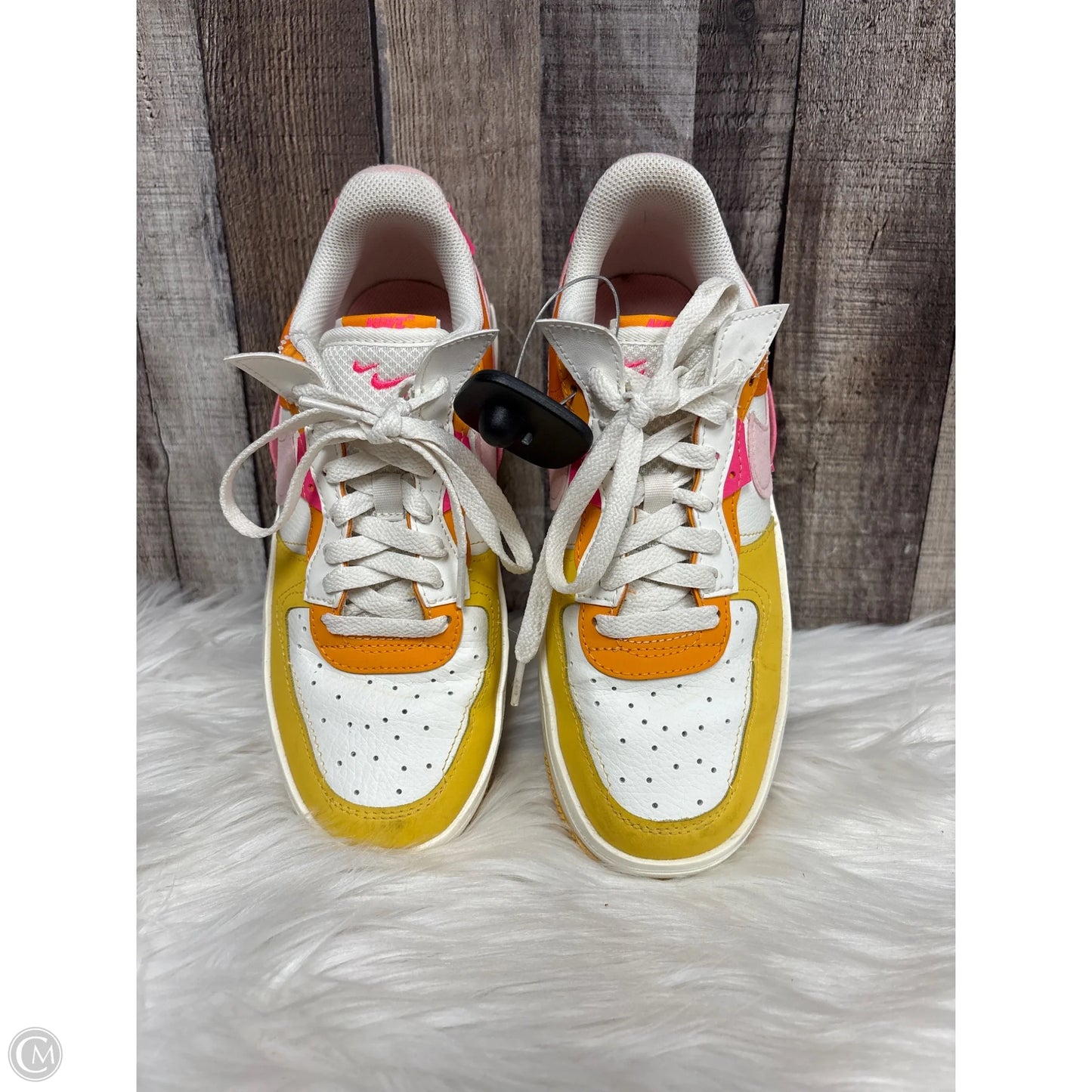 Shoes Athletic By Nike In Orange & Pink, Size: 8