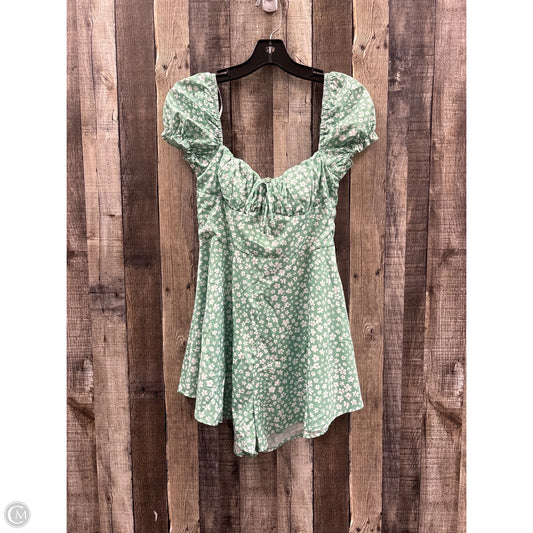 Romper By Princess Polly In Green, Size: S