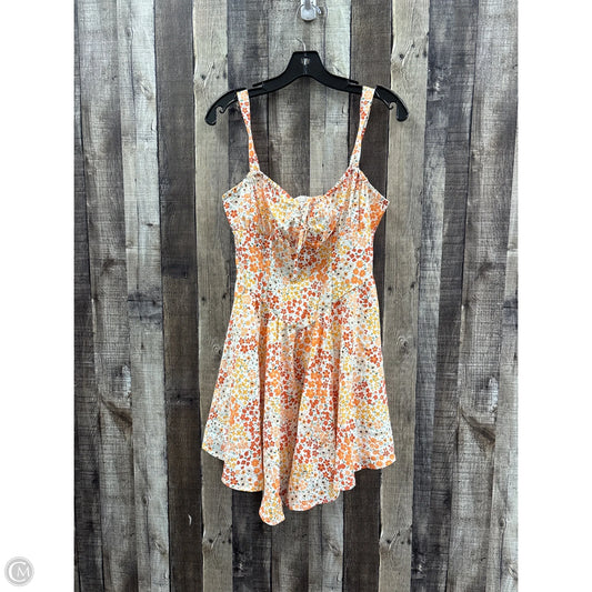 Dress Casual Short By Shein In Orange, Size: M