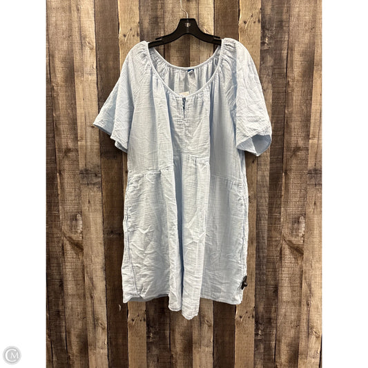 Dress Casual Short By Old Navy In Blue, Size: 2x