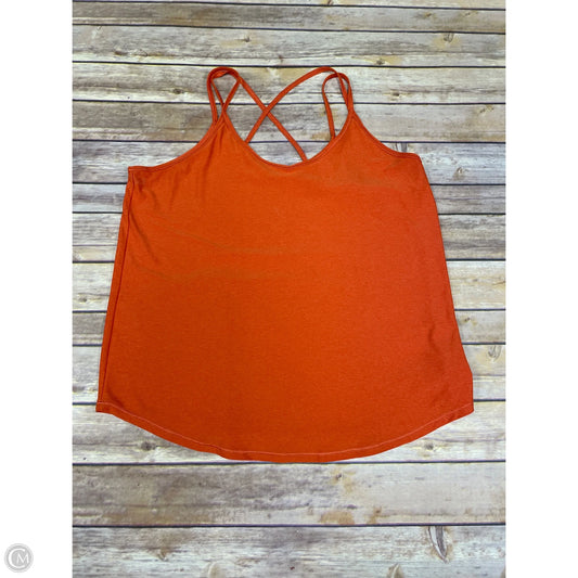Athletic Tank Top By Dsg Outerwear In Orange, Size: M