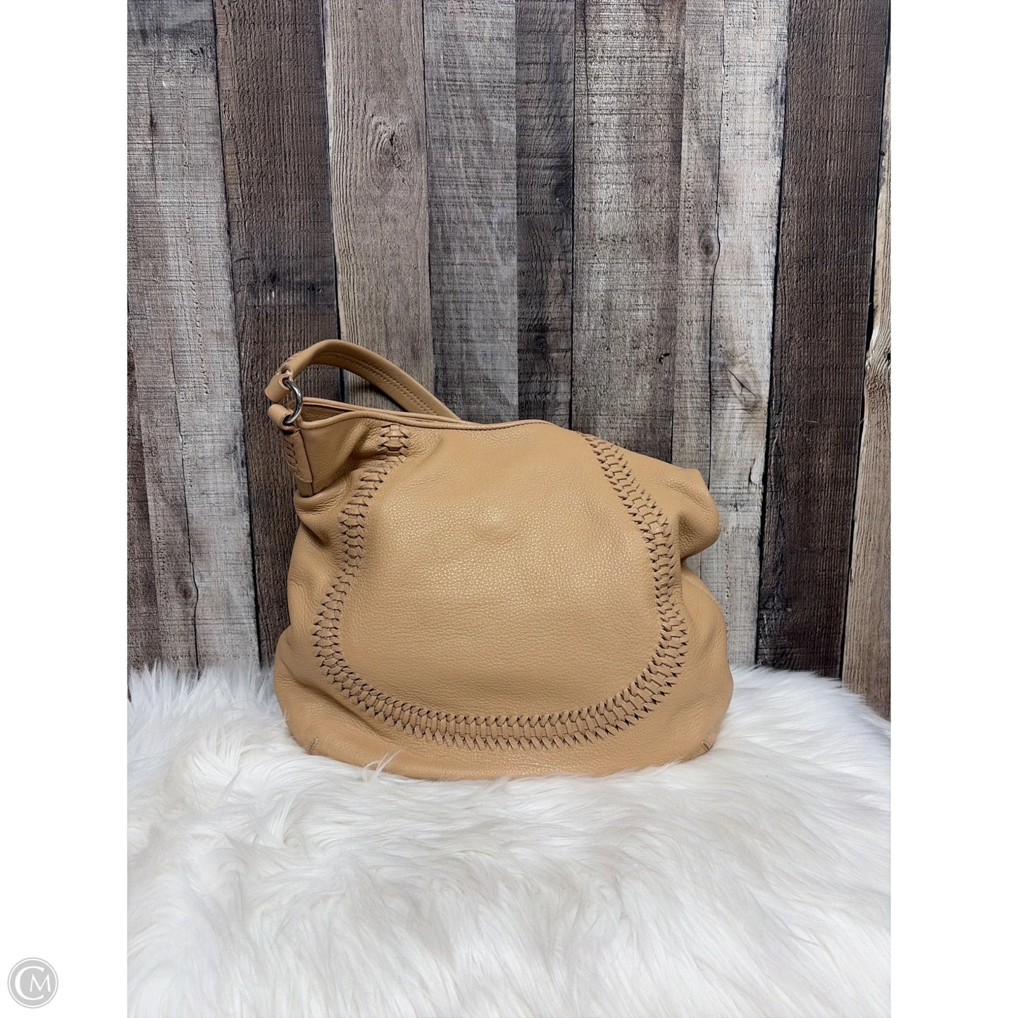 Handbag Leather By Lauren By Ralph Lauren, Size: Large
