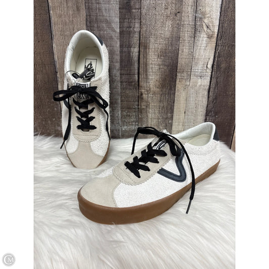 Shoes Sneakers By Vans In White, Size: 9.5