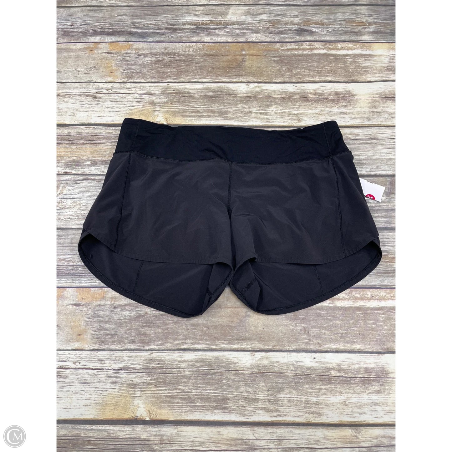 Athletic Shorts By Lululemon In Black, Size: 12