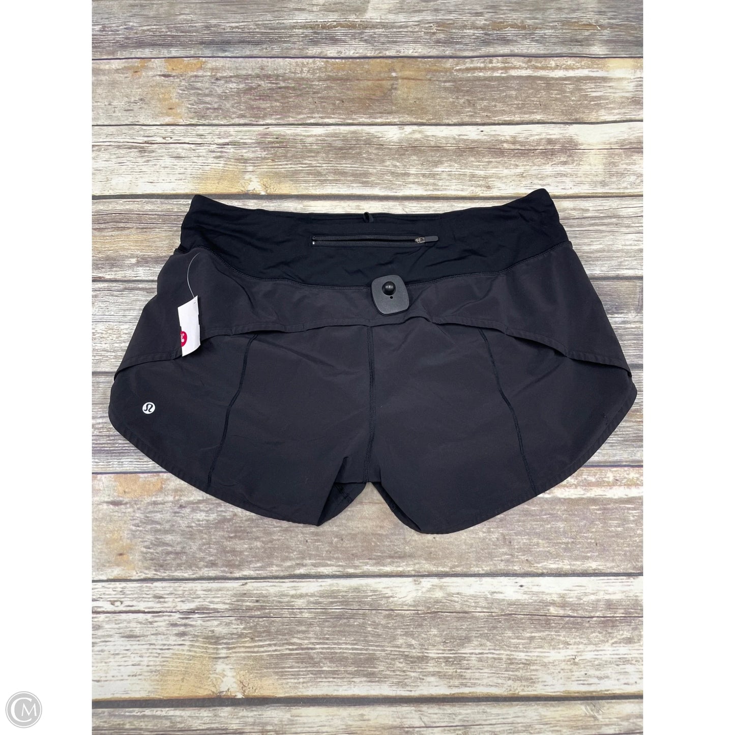 Athletic Shorts By Lululemon In Black, Size: 12