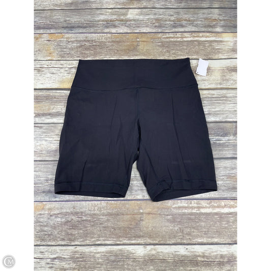 Athletic Shorts By Lululemon In Black, Size: 12