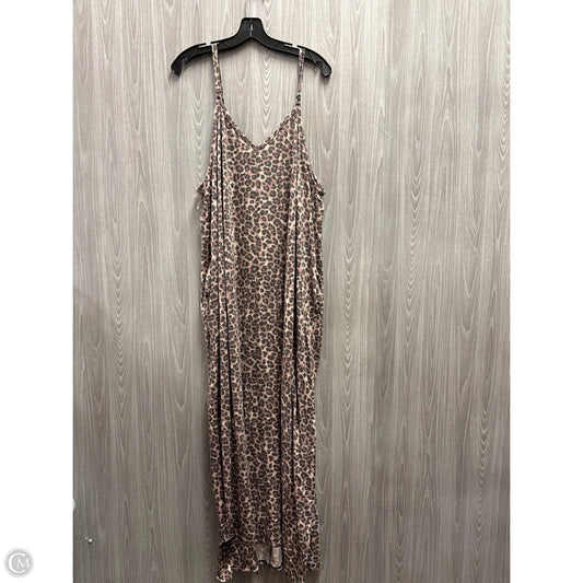 Dress Casual Maxi By Zenana In Animal Print, Size: 3x