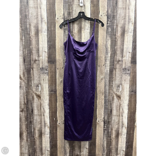 Dress Party Midi By Akira In Purple, Size: M