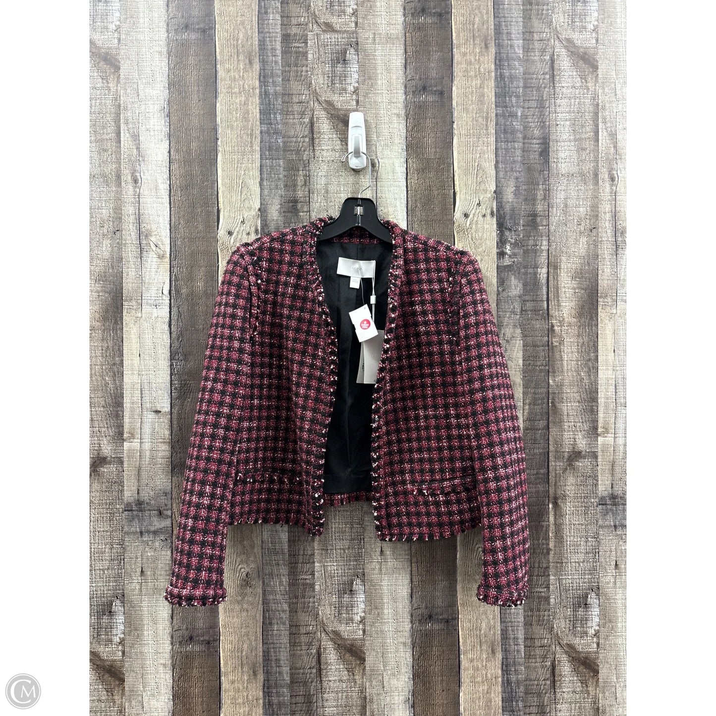Blazer By Cme In Plaid Pattern, Size: S