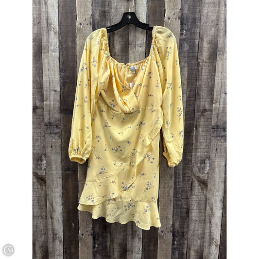 Dress Casual Short By And Now This In Yellow, Size: L