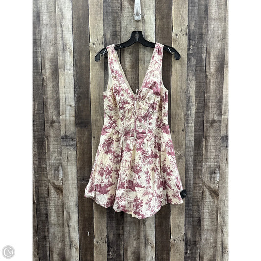 Dress Casual Short By Cme In Pink, Size: L
