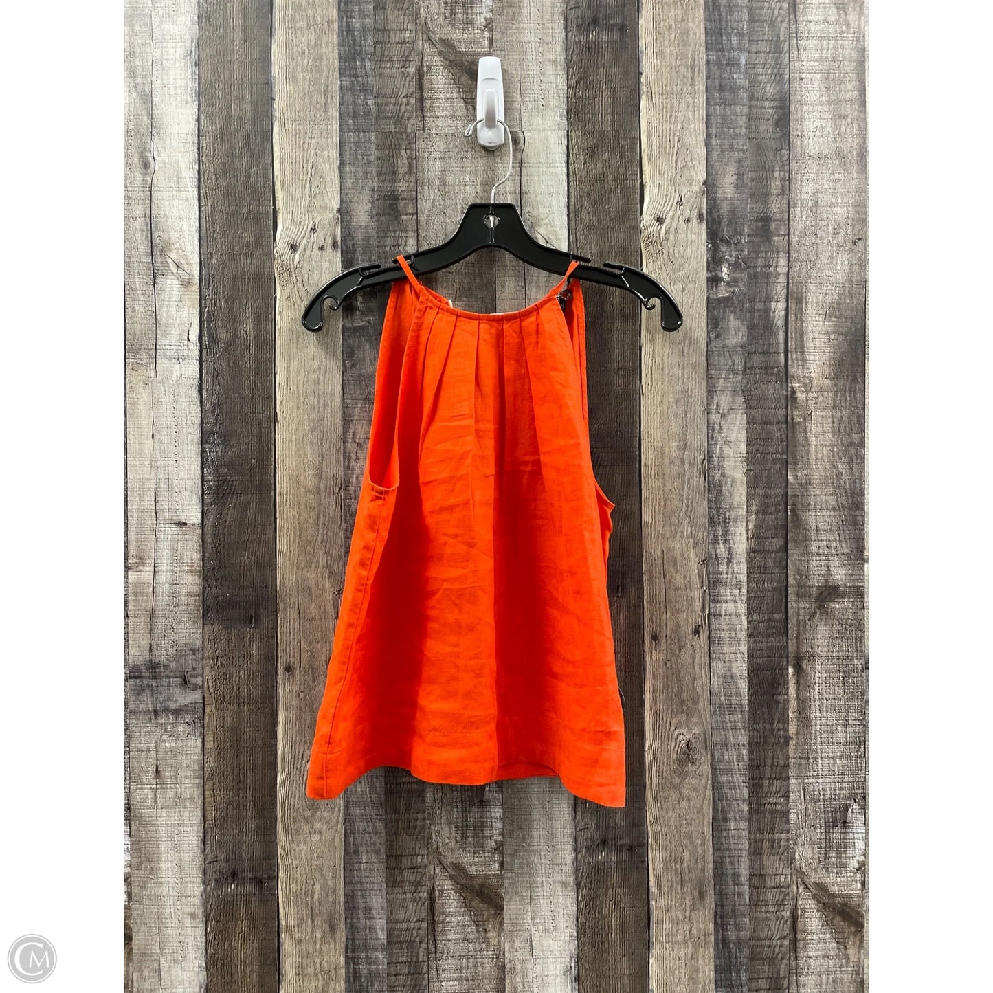 Top Sleeveless By Ann Taylor In Orange, Size: S