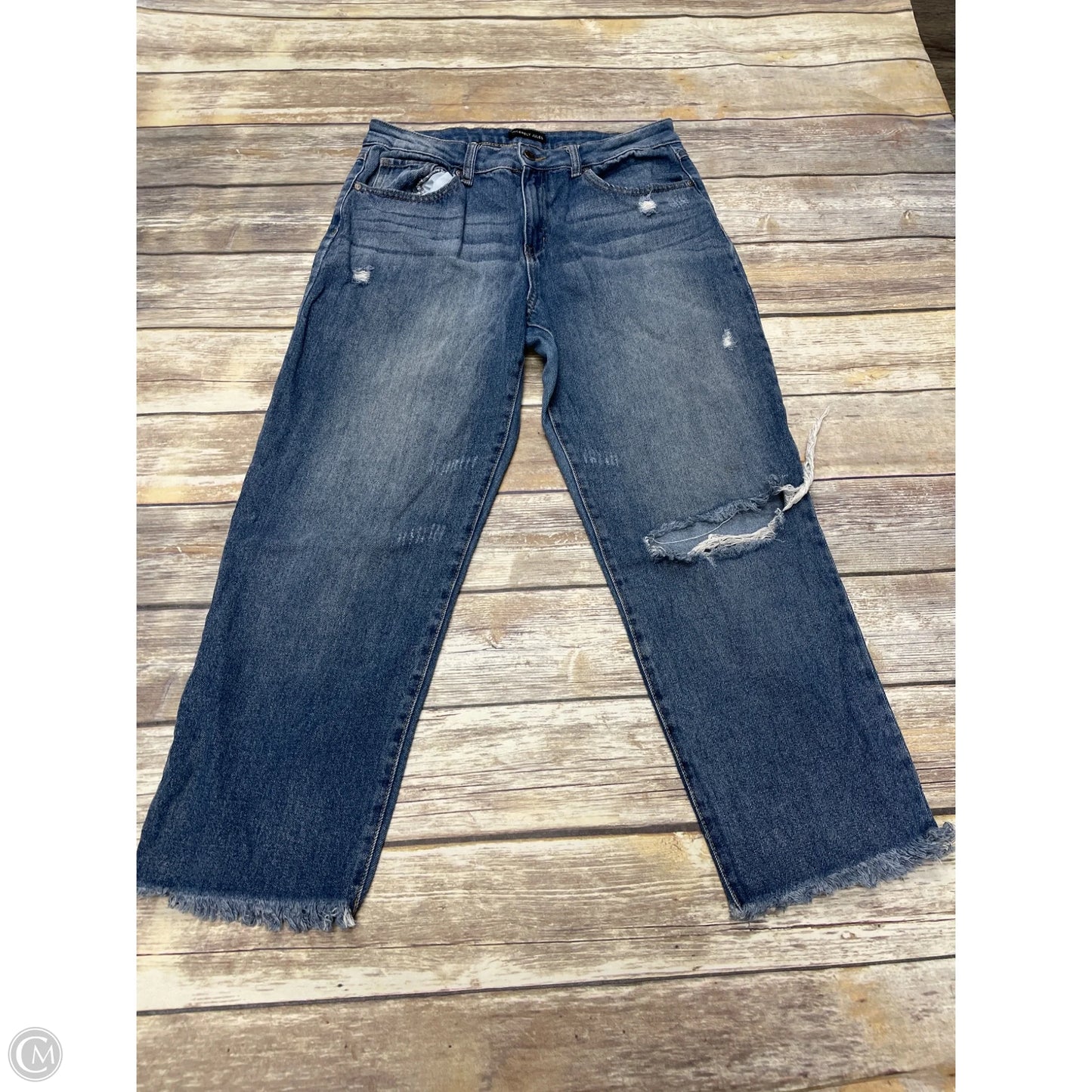 Jeans Straight By Sincerely Jules In Blue Denim, Size: 10