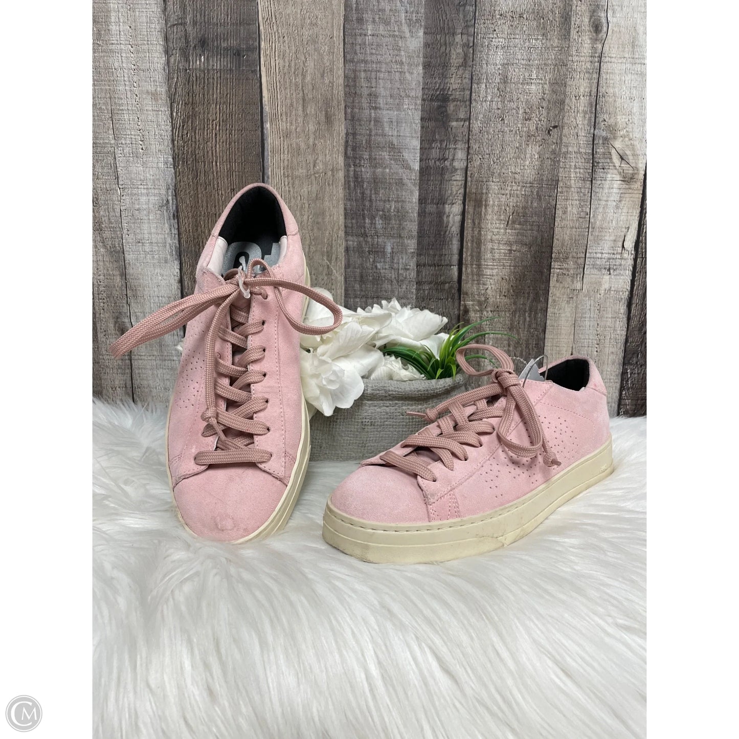 Shoes Sneakers By P448 In Pink, Size: 8