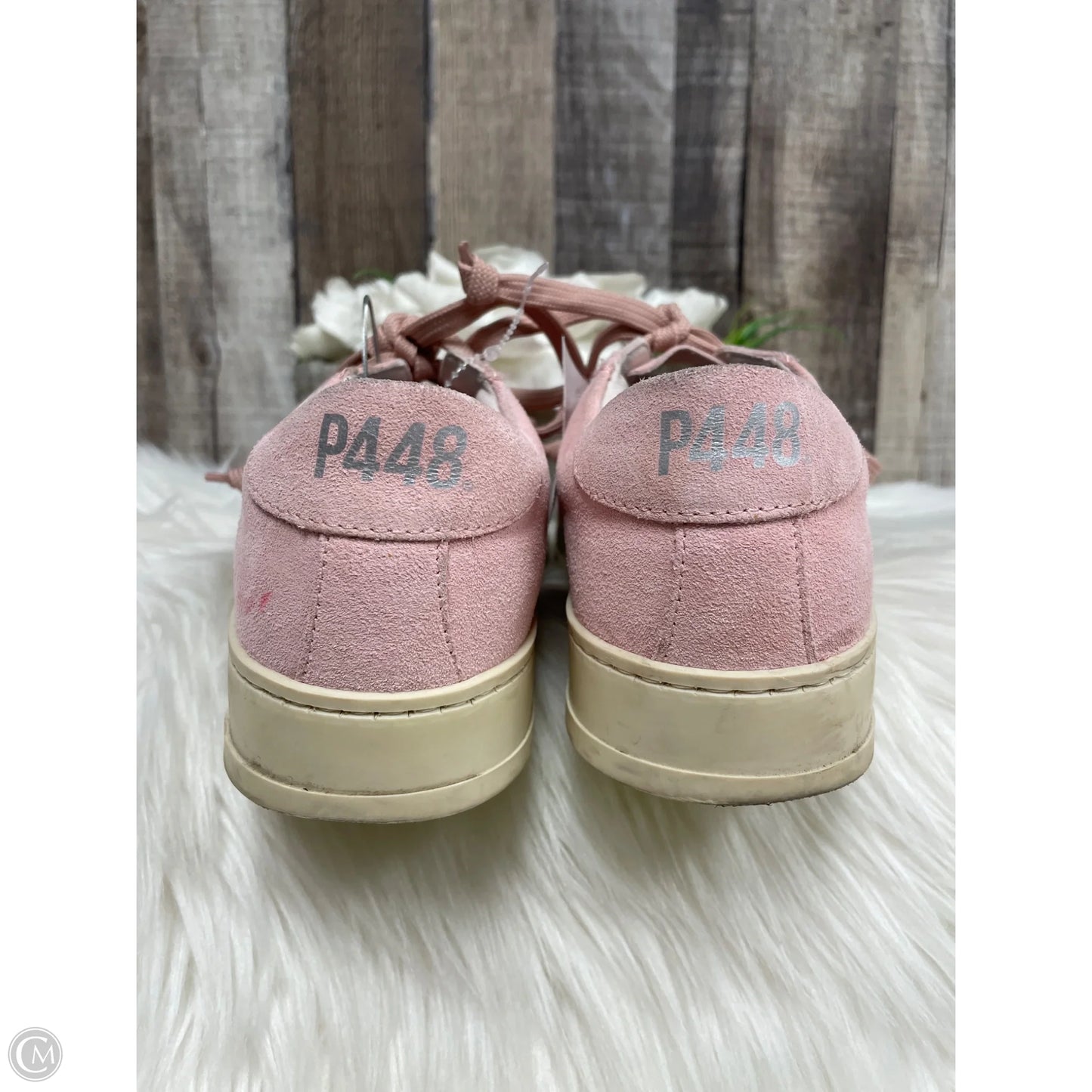 Shoes Sneakers By P448 In Pink, Size: 8