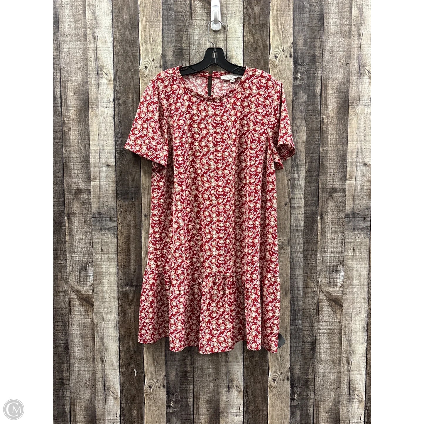 Dress Casual Short By Loft In Red, Size: L