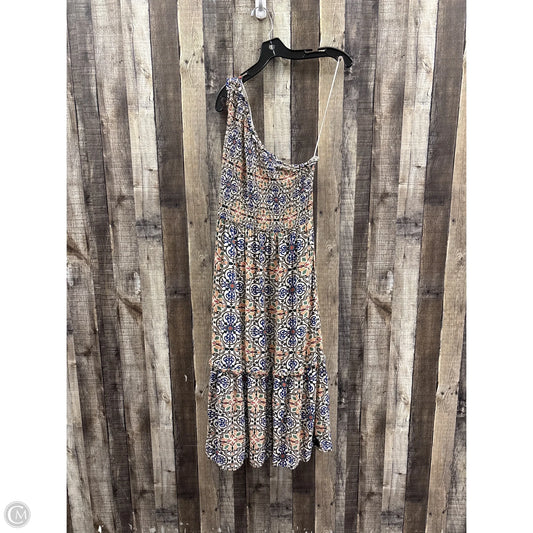Dress Casual Midi By Knox Rose In Multi-colored, Size: L