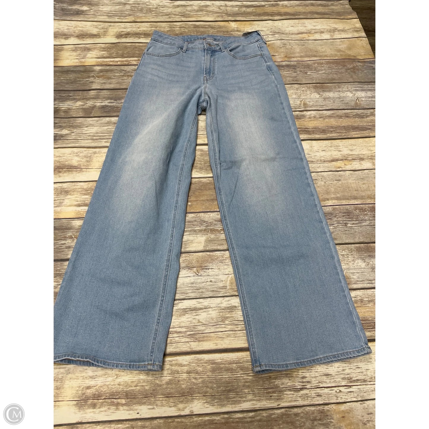 Jeans Wide Leg By Old Navy In Blue Denim, Size: 8