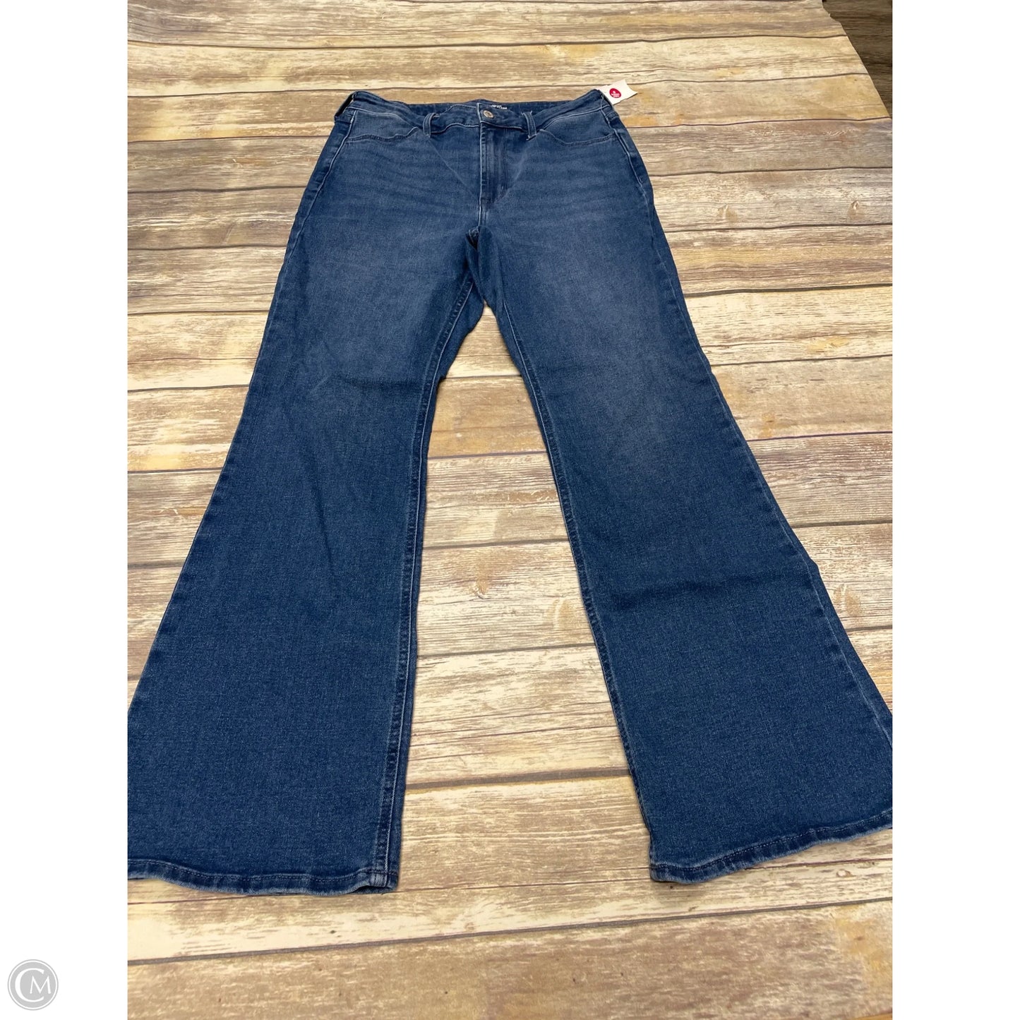 Jeans Flared By Old Navy In Blue Denim, Size: 8