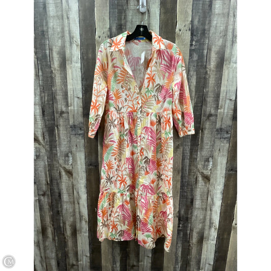 Dress Casual Maxi By J Mclaughlin In Multi-colored, Size: S