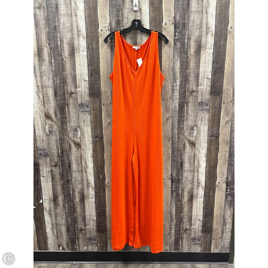 Dress Casual Maxi By Fashion Nova In Orange, Size: 2x