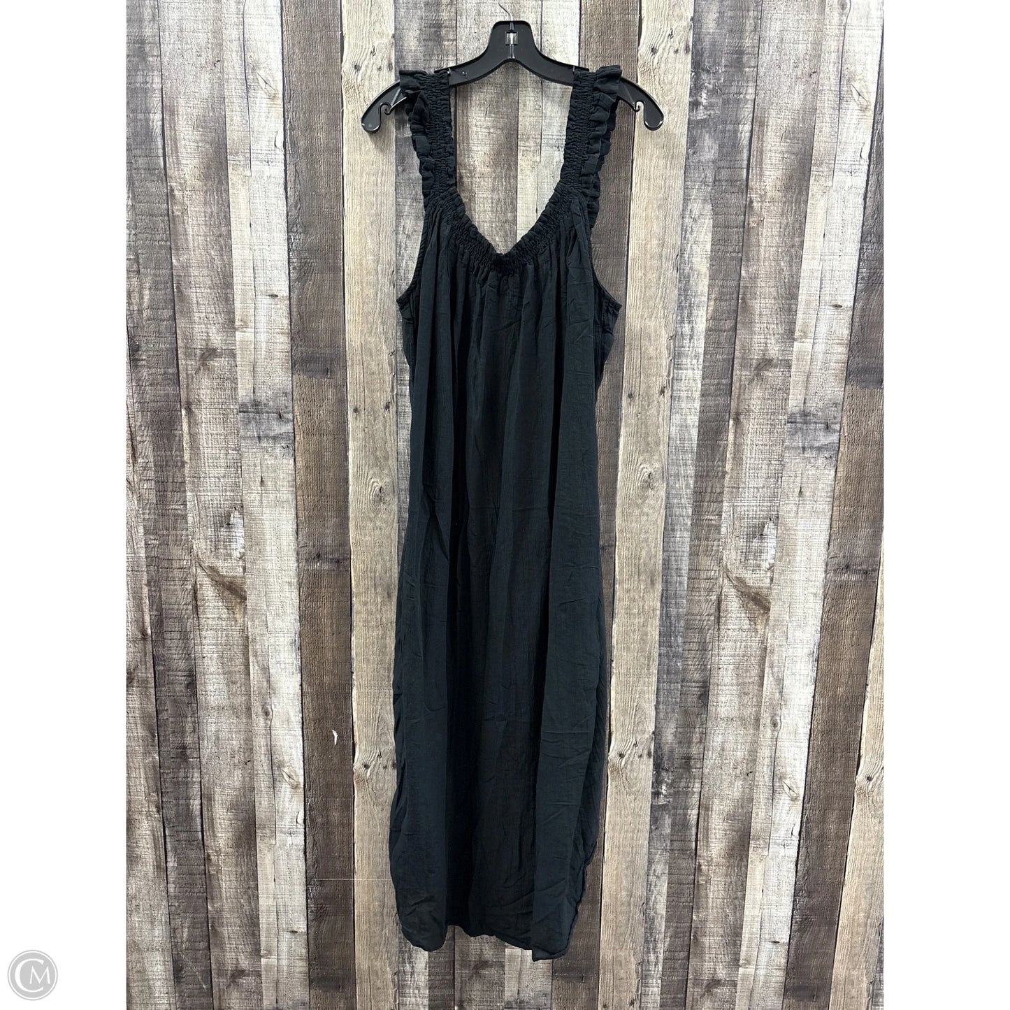Dress Casual Maxi By Gap In Black, Size: M