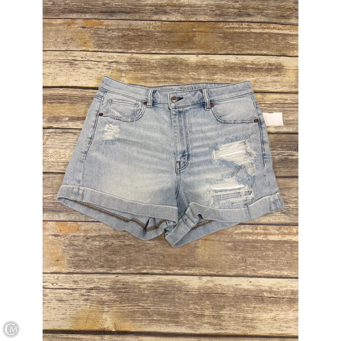 Shorts By American Eagle In Blue Denim, Size: 10