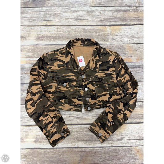 Jacket Denim By Shein In Camouflage Print, Size: S