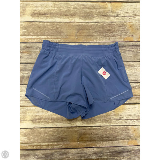 Athletic Shorts By Lululemon In Blue, Size: L