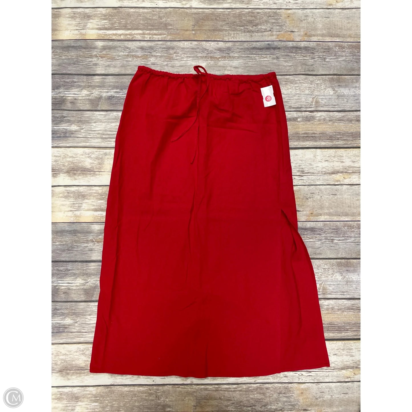 Skirt Midi By Gap In Red, Size: L