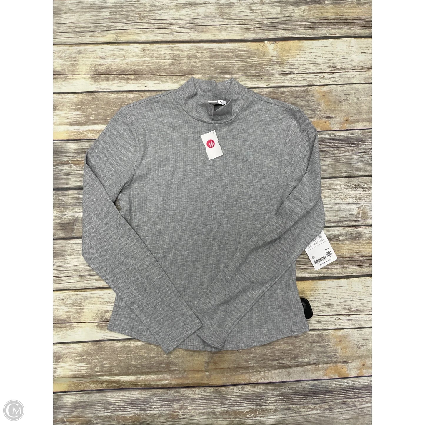 Top Long Sleeve By Athleta In Grey, Size: L