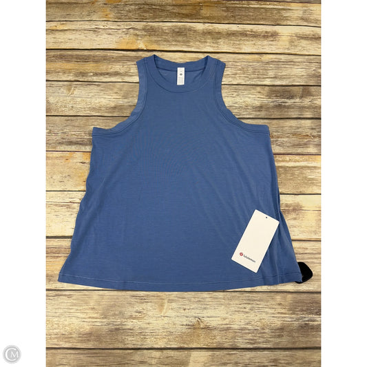 Athletic Tank Top By Lululemon In Blue, Size: M