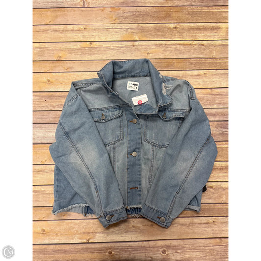 Jacket Denim By Ci Sono In Blue Denim, Size: S