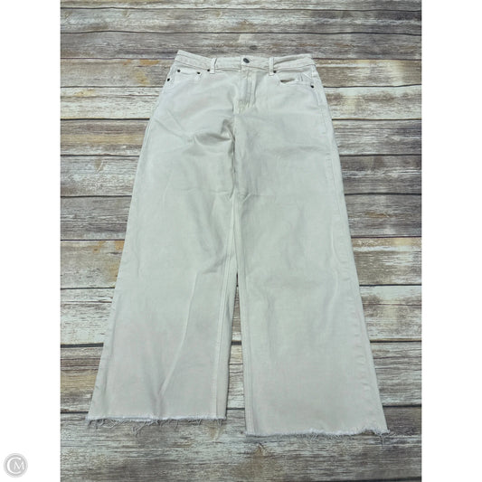 Jeans Wide Leg By By Together In Tan Denim, Size: L