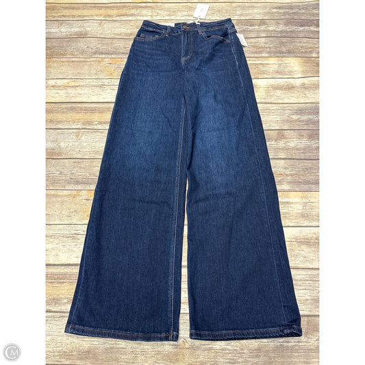 Jeans Wide Leg By Vervet In Blue Denim, Size: 6