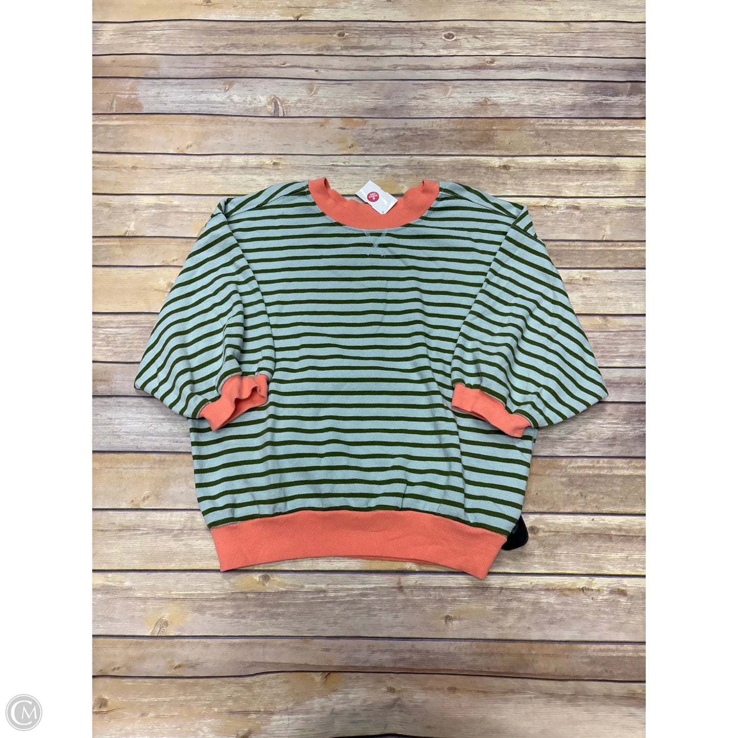 Sweatshirt Crewneck By Pilcro In Striped Pattern, Size: S