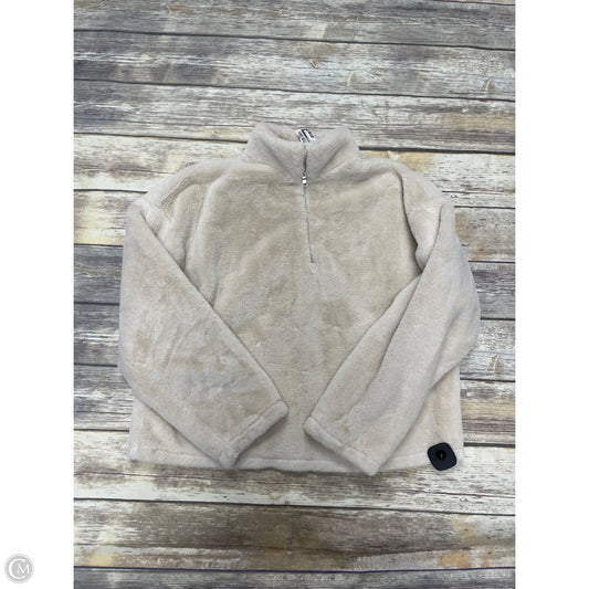 Jacket Faux Fur & Sherpa By A New Day In Beige, Size: S
