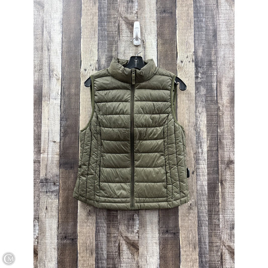 Vest Puffer & Quilted By Love Tree In Green, Size: L