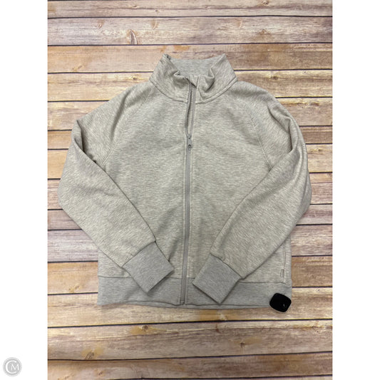 Athletic Jacket By Mondetta In Beige, Size: S