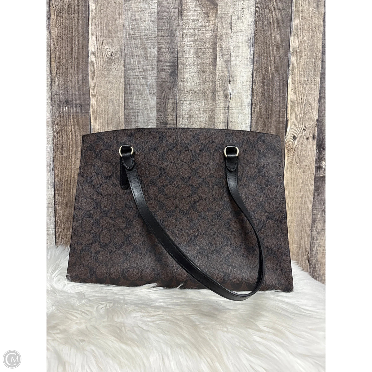 Tote Designer By Coach, Size: Large