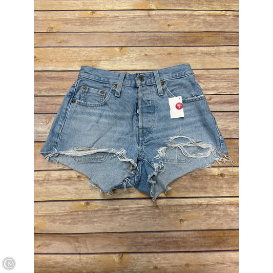 Shorts By American Eagle In Blue Denim, Size: 0