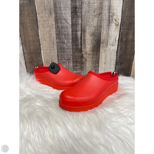Shoes Heels Platform By Hunter In Red, Size: 8