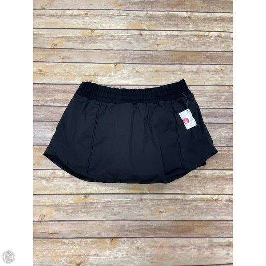 Athletic Skort By Lululemon In Black, Size: 8