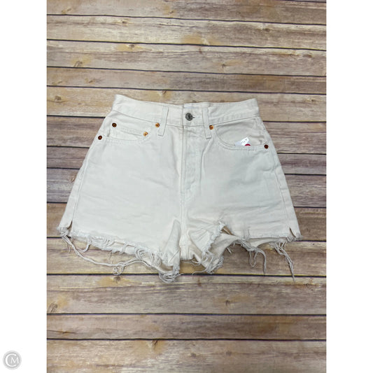 Shorts By Cme In Cream Denim, Size: 0